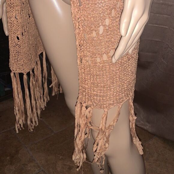 Vintage Fringe Vest Cover Up - Picture 10 of 14